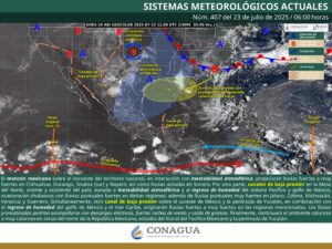 Monzón mexicano no da tregua 9 estados con lluvias intensas
