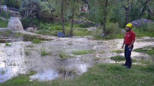 Redobla Gobierno de la Capital supervisiones en puntos estratégicos por desfogue de presa y lluvias persistentes
