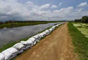 Río Lerma amenaza con desbordarse por intensas lluvias en el Bajío