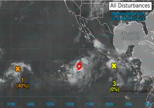 Se forma la Tormenta Tropical “Gil” en el Pacífico, aquí su trayectoria