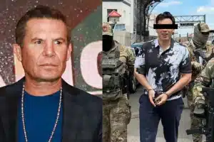 Esposado y custodiado: Primeras imágenes de Julio César Chávez Jr deportado