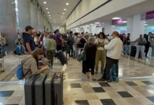 ¡AICM en caos total tras lluvia! Mayoría de aterrizajes y despegues suspendidos