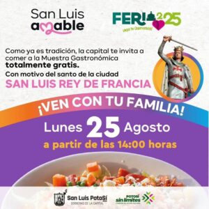 Celebra Fenapo Día de la Garnacha en honor a San Luis Rey