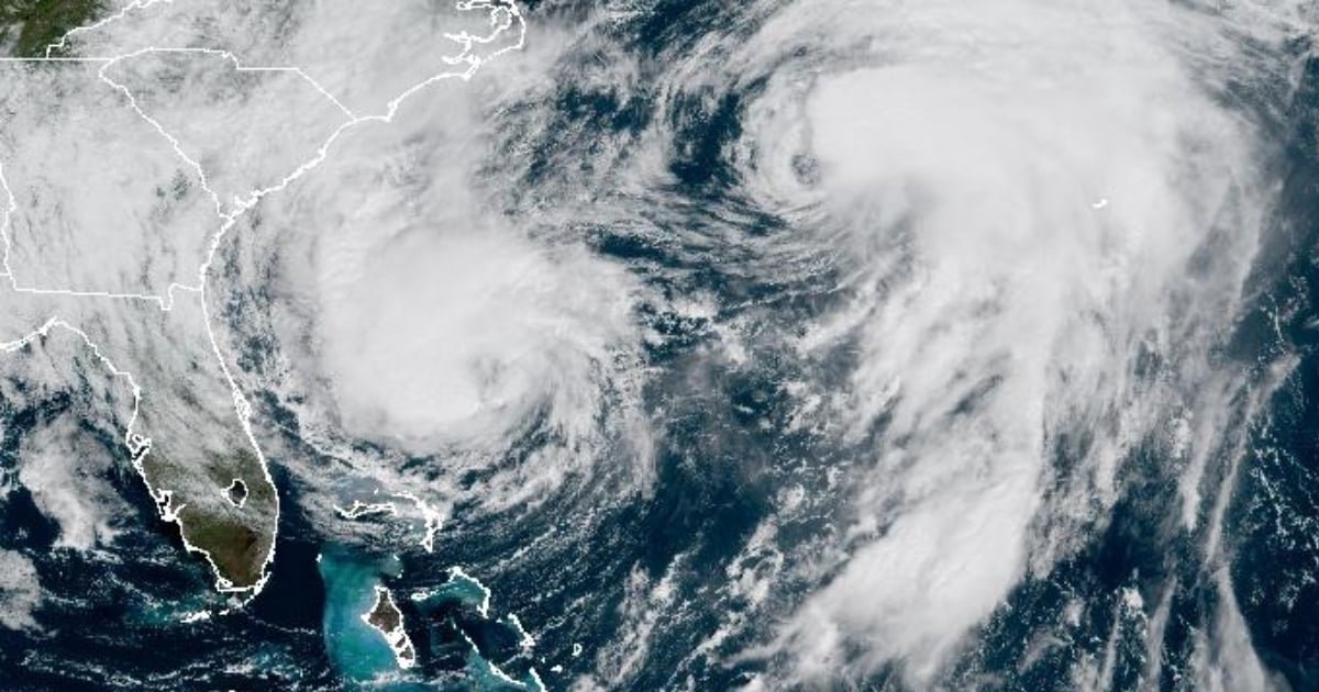 humberto e imelda huracanes