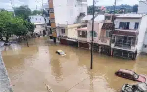 Inundaciones en Poza Rica, Veracruz: el río Cazones subió de 3 a 8.50 metros