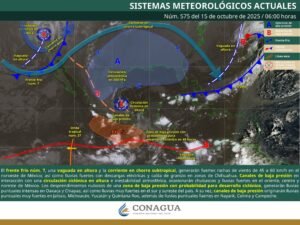 Lluvias intensas en Chiapas y Oaxaca