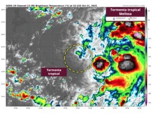 ¡Alerta en el Caribe! Nace tormenta tropical Melissa ( trayectoria)