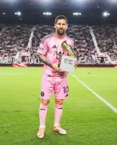 Messi arranca los playoffs de la MLS con un doblete y la Bota de Oro