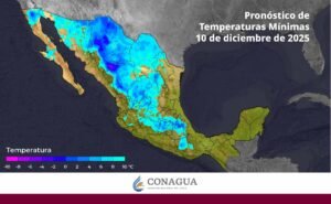 Lluvias puntuales fuertes en Chiapas, Campeche, Yucatán y Quintana Roo