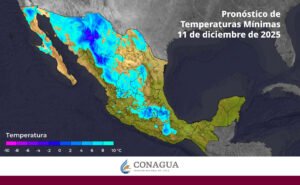 Lluvias puntuales fuertes en Michoacán, Chiapas, Tabasco, Campeche y Quintana Roo