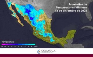 Lluvias puntuales fuertes en zonas de Yucatán y Quintana Roo
