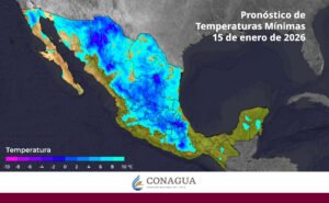 Temperaturas de -10 a 0 grados prevalecen por masa de aire polar