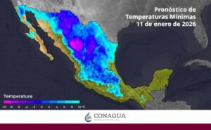 Segunda tormenta Invernal, Masa de aire polar y frente frío No 27 con probabilidad de nieve y aguanieve