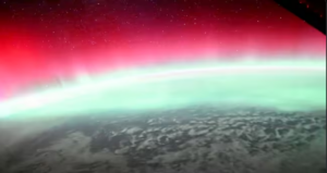 Astronauta japonés capta impresionante aurora boreal desde la Estación Espacial Internacional