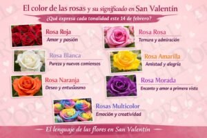 El color de las rosas y su significado en San Valentín: lo que cada tono expresa este 14 de febrero