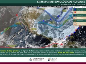 Frente Frío 32 provoca bajas temperaturas, heladas y lluvias aisladas en San Luis Potosí
