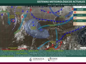 Pronósticos de rachas fuertes de viento y caída de nieve o aguanieve en el noroeste del país