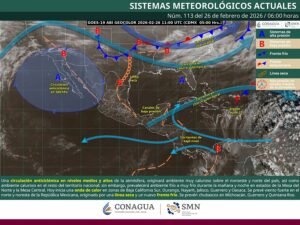 Pronóstico de intervalos de chubascos en Michoacán, Guerrero y Quintana Roo