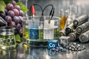 Descubren que un ácido presente en las uvas podría ayudar a reciclar los metales de las baterías