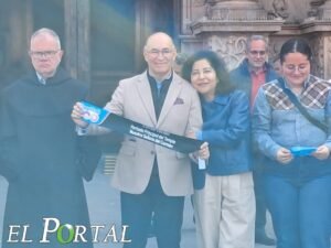 Restauran fachada del Templo del Carmen previo a Semana Santa en SLP