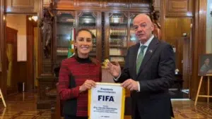 Sheinbaum se reúne con presidente de la FIFA, Gianni Infantino: ¿De qué hablaron?