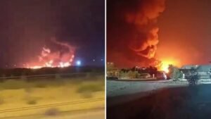VIDEO: Arde una base estadounidense en Kuwait