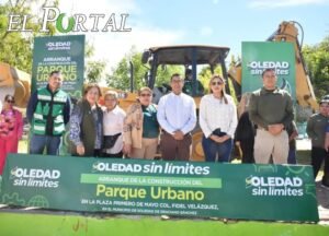 Arranca construcción de parque en la colonia Fidel Velázquez en Soledad