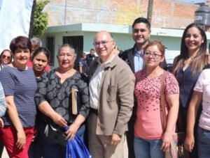 Alcalde Galindo entrega drenaje en col. Industrias