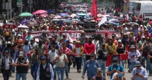 Manifestaciones hoy 20 de marzo en CDMX: CNTE marcha por tercer día consecutivo