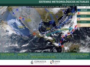 Lluvias fuertes en Guerrero y Oaxaca; continúa onda de calor en el norte y occidente