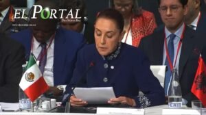 Sheinbaum propone destinar gasto militar a reforestación y llama a la paz en Cumbre de Democracia (video)