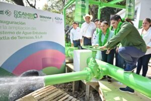 Ricardo Gallardo refuerza infraestructura hídrica que garantiza agua a las familias potosinas