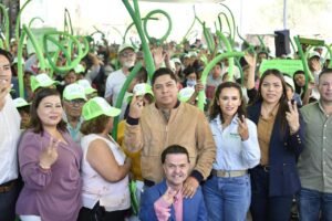Ricardo Gallardo arranca pavimentación total de calles en colonia Los Limones