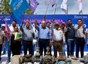 Soluciones reales al abasto de agua, Alcalde Galindo arranca rehabilitación de pozo