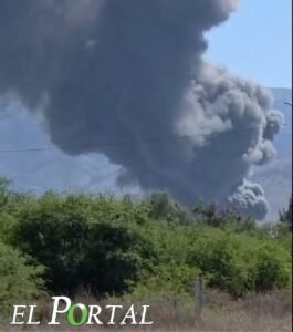 Incendio en Industrial Vidriera del Potosí moviliza a cuerpos de emergencia