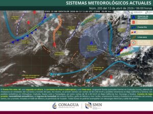 LLuvias puntuales fuertes en Coahuila