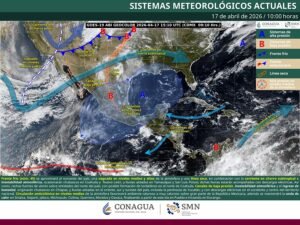 Probabilidad de lluvias puntuales muy fuertes en el noreste del país