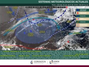 Lluvias puntuales fuertes en el noreste del país