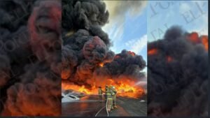 Incendio en empresa de plásticos en la Zona Industrial moviliza a cuerpos de emergencia en San Luis Potosí (+Fotos,videos)