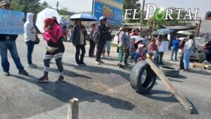 Bloqueo en Periférico Norte por falta de agua provoca caos vial (video)
