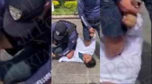 Denuncian presunto abuso de autoridad en la Plaza del Carmen en San Luis Potosí (video)