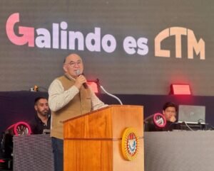 Enrique Galindo invitado especial de la CTM en el Día del Trabajo