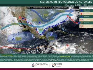 Lluvias intensas en gran parte del país