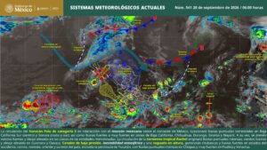 Huracán Polo amenaza a Baja California Sur; tormenta tropical Rachel se forma en el Pacífico(trayectorias)