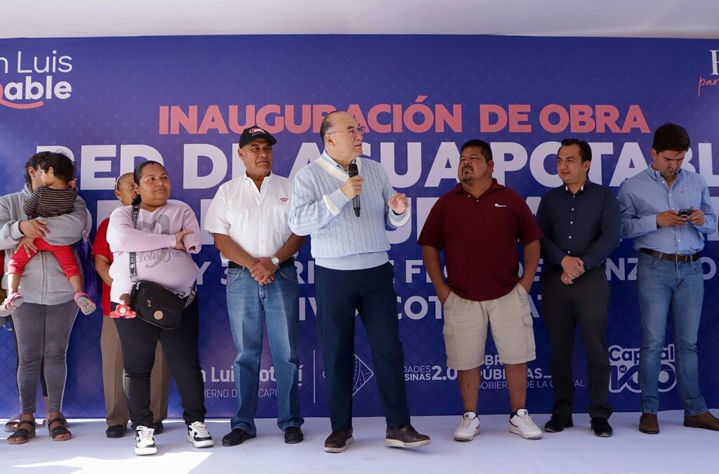 Agua potable para las familias, una prioridad del Gobierno de Enrique Galindo