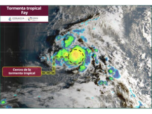 Tormenta tropical Fay se debilita en el Atlántico y no representa peligro para México
