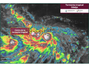 Se forma la tormenta tropical Odalys al suroeste de Baja California (trayectoria)