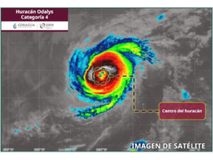 Odalys se intensifica a huracán categoría 4, lejos de México (trayectoria)