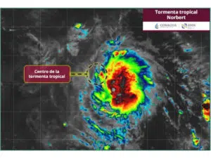 Se forma la tormenta tropical Norbert en el Pacífico