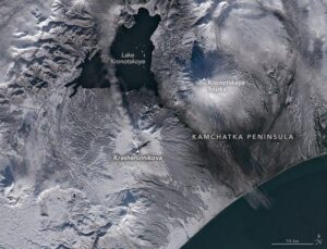 NASA capta la evolución de un volcán que despertó después de casi 500 años